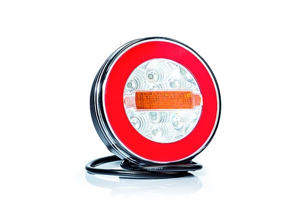 Фонарь задний универсальный круглый LED 3 функции FRISTOM FT-113Y