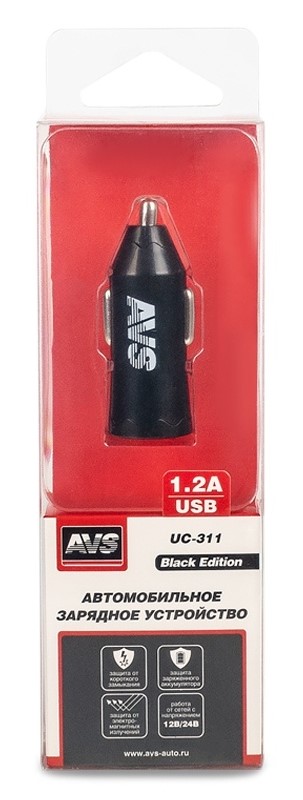 Зарядное устройство USB AVS (1порт) UC-311