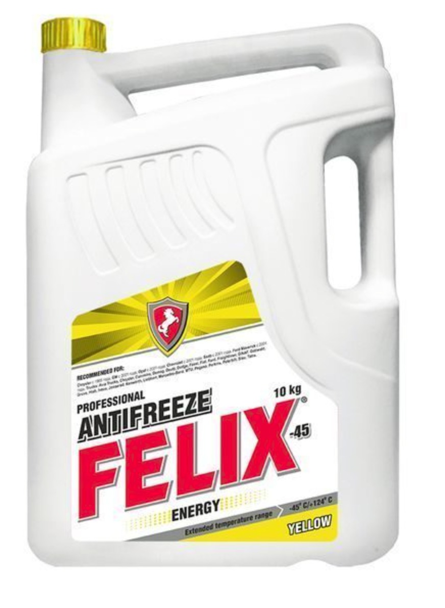 Антифриз FELIX Energy G12 желтый 10кг 430206028