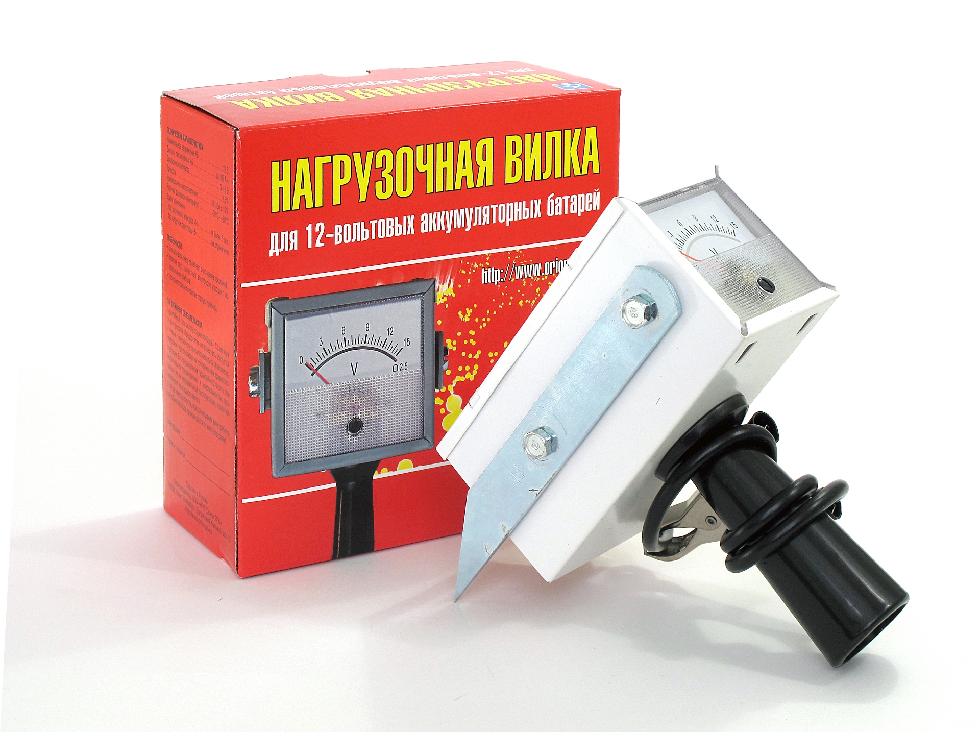 Вилка нагрузочная ОРИОН НВ-01 для проверки АКБ 0-190 Ач