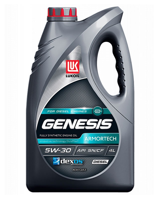 Масло моторное ЛУКОЙЛ GENESIS ARMORTECH DIESEL 5W-30 синт 4л 3149855