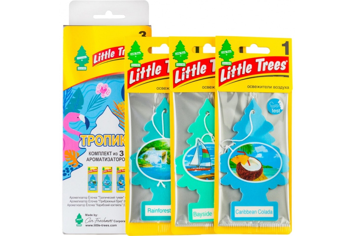 Ароматизатор подвесной картонный LITTLE TREES в ассортименте