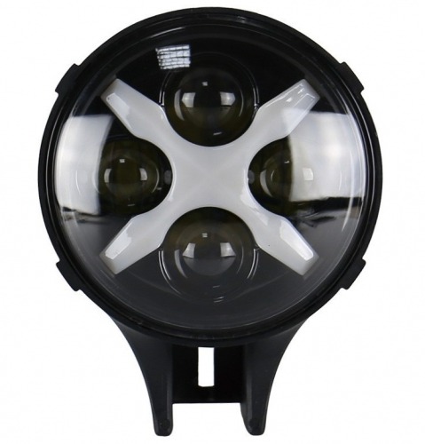 Фара рабочая круглая LED 12-24 60Вт (193х127мм) дальний свет 