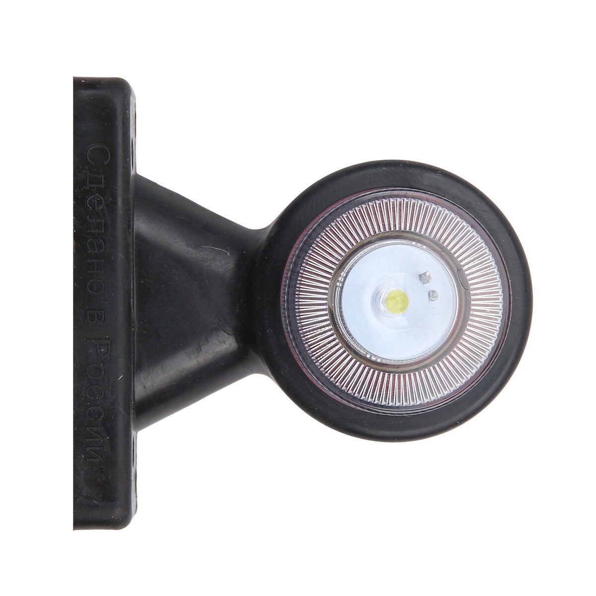 Фонарь габаритный на резиновой ножке (красный-белый) 12-24В ОГ-31М-07-08 LED Н/О три цвета