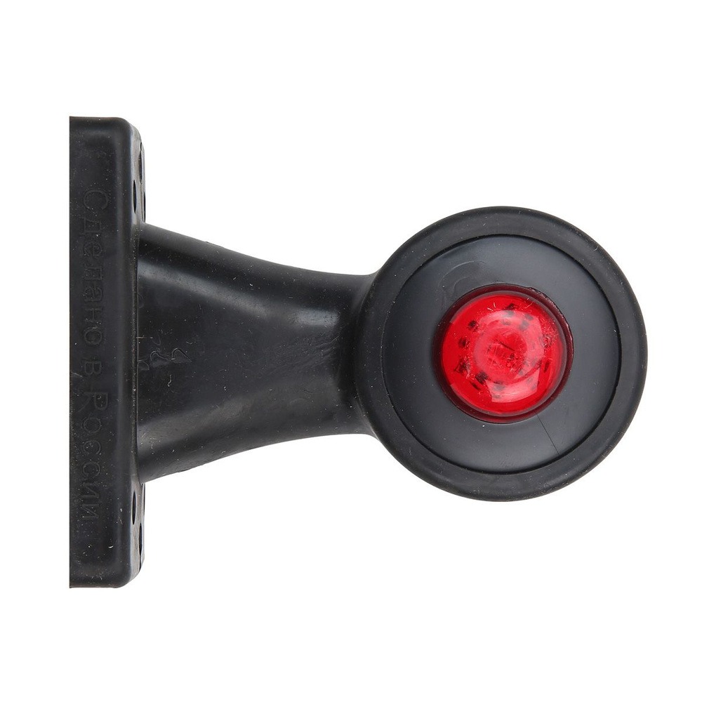 Фонарь габаритный на резиновой ножке (красный-белый) 12-24В ОГ-31М-15-16 LED С/О три цвета