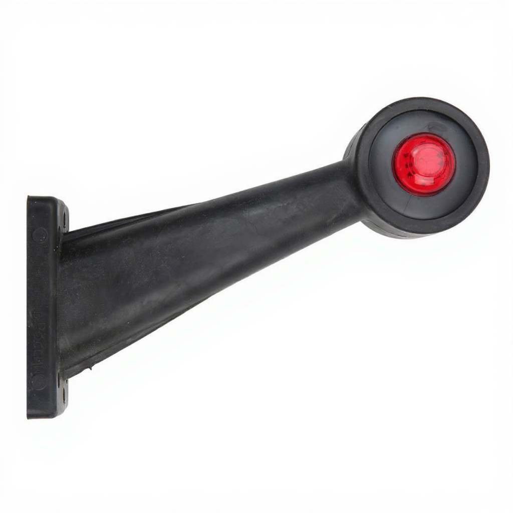 Фонарь габаритный на резиновой ножке (красный-белый) 12-24В ОГ-35М-13-14 LED С/О