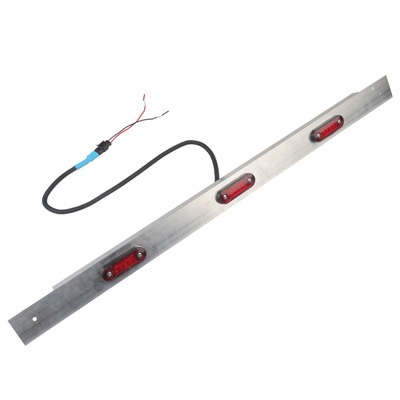 Планка габаритная с красным габаритом свет красный12-24В МАЛАЯ L=86см