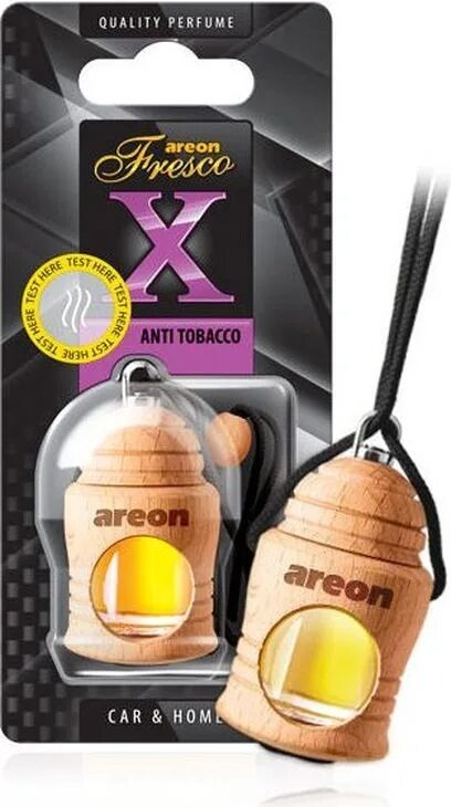 Ароматизатор подвесной бочонок Areon FRESCO Anti Tobacco (анти табак) X Version 704-051-X04