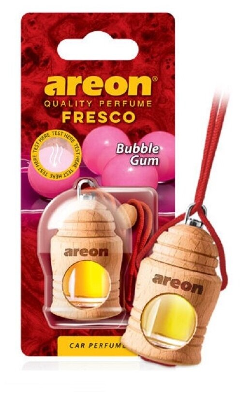 Ароматизатор подвесной бочонок Areon FRESCO Bubble gum (бабл гам) X Version 704-051-X03