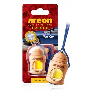 Ароматизатор подвесной бочонок Areon FRESCO new car (новый автомобиль) 704-051-326