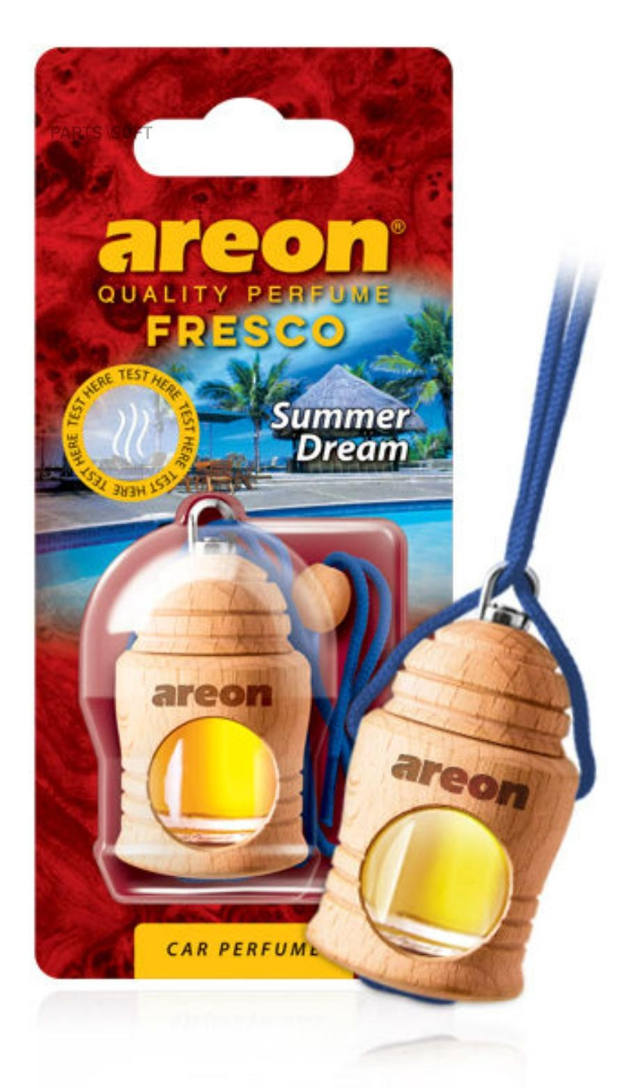 Ароматизатор подвесной бочонок Areon FRESCO Summer Dream (летняя мечта) 704-FRN-337
