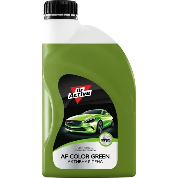 Автошампунь Dr. Active Активная пена AF Color Green 1л 802552