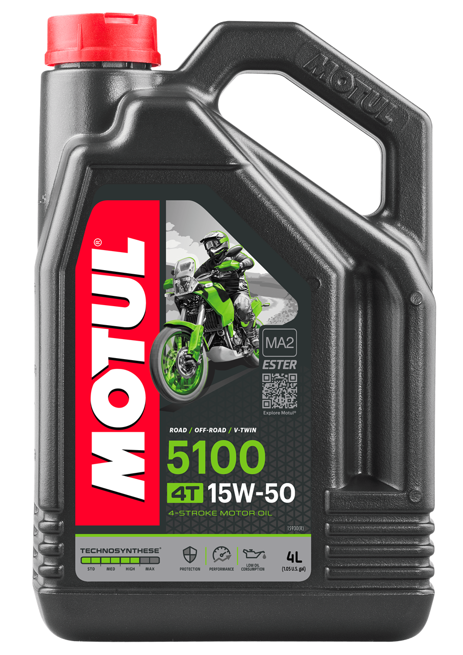 Масло моторное MOTUL 5100 Technosynthese Ester 4T 15W50 синт. 4л