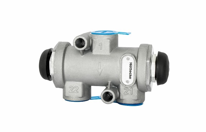 Клапан КАМАЗ, МАЗ защитный двойной HOTTECKE HTM9009009104, 100-3515110