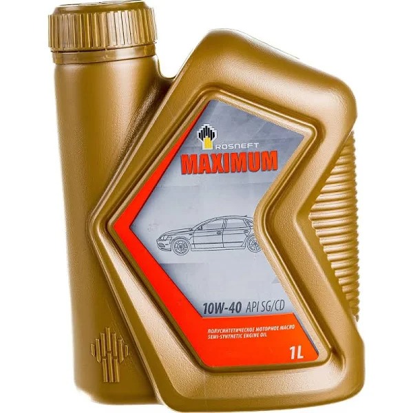 Масло моторное РОСНЕФТЬ Maximum 10W-40 SL/CF п/синт. 1л