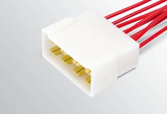 Колодка 8 конт с проводом 1,0мм 6,3мм штырь ПАПА CARGEN AX37502