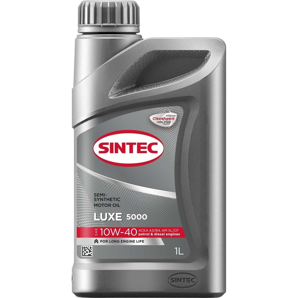 Масло моторное SINTEC LUXE 5000 10W40 API SL/CF п/синт. 1л 600231