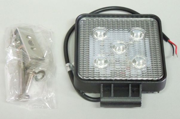 Фара дальний свет квадратная светодиодная 12-24V 5015C SPOT3.5" 5 диодов 15W 14073 PR-0255