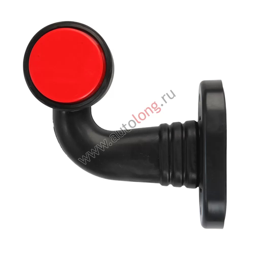 Фонарь габаритный на резиновой ножке (красный-белый) 12-24В ОГ-36 НЕОН (9 LED)