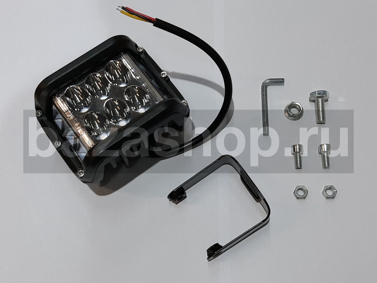 Фара светодиодная рабочего света 36W  с поворотником redBTR 843036