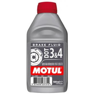Жидкость тормозная MOTUL DOT 3&4 Brake Fluid 0,5л