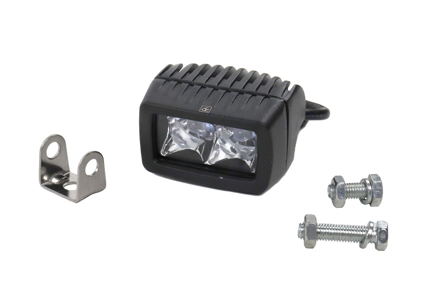 Фара рабочая прямоугольная  2LED 20W 12/24V WL-420