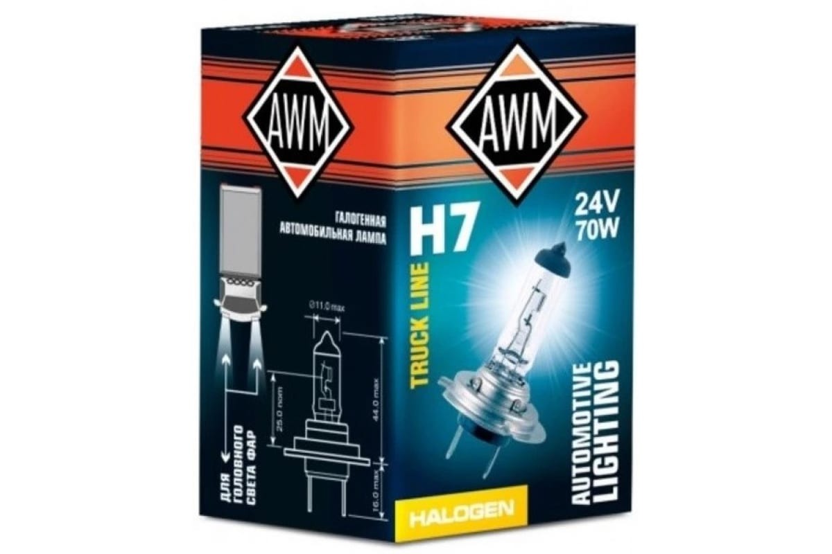 Лампа Н7 24-70 AWM PX26D 410300019
