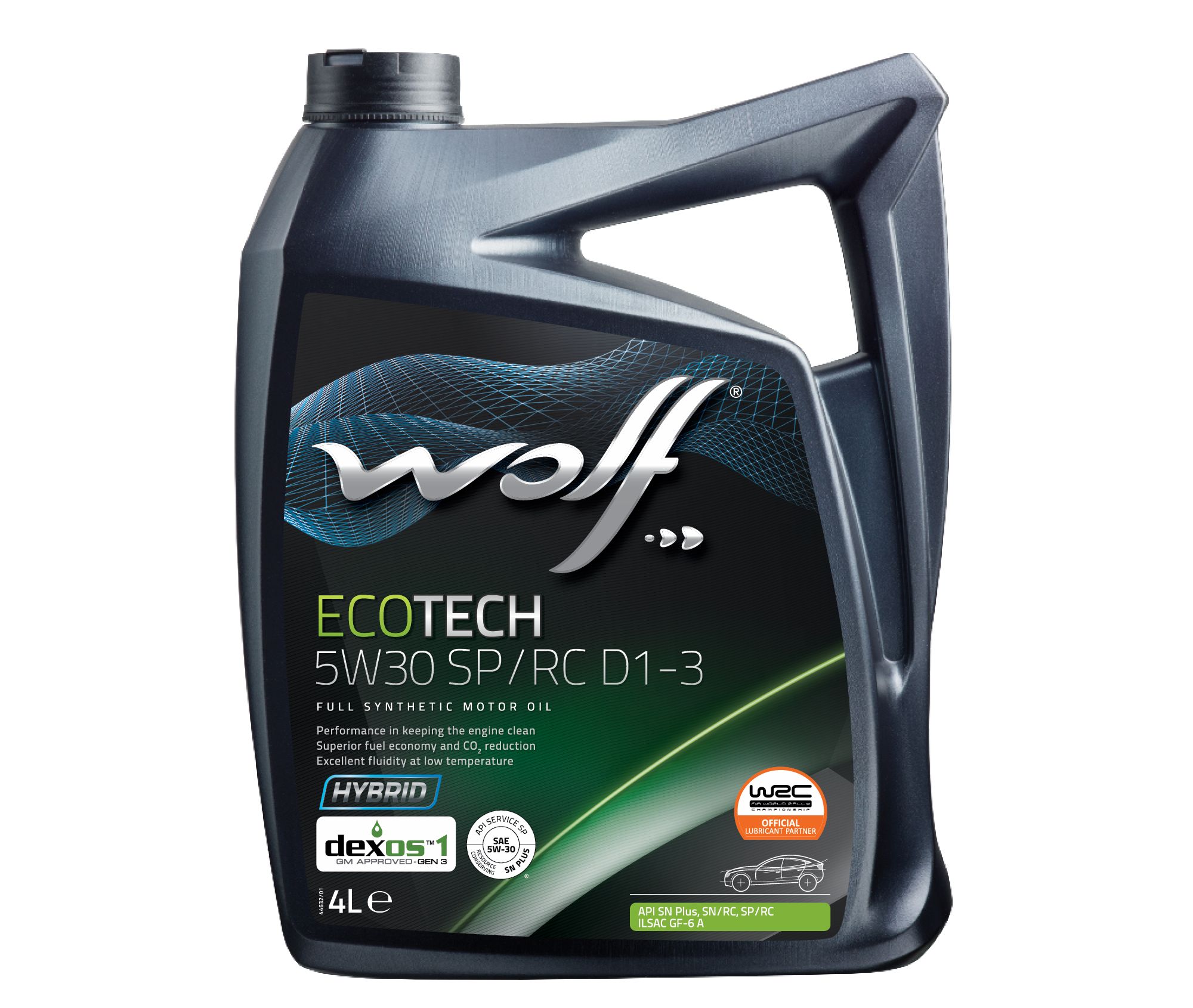 Масло моторное WOLF ECOTECH D1-3 0W-20 4л 1049891