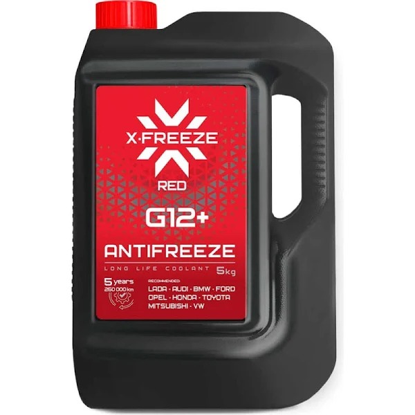 Антифриз X-FREEZE красный G12+  5кг 430140009