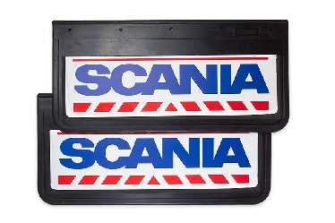 Брызговик 250х520 передний к-кт 2шт SCANIA белый фон 18566