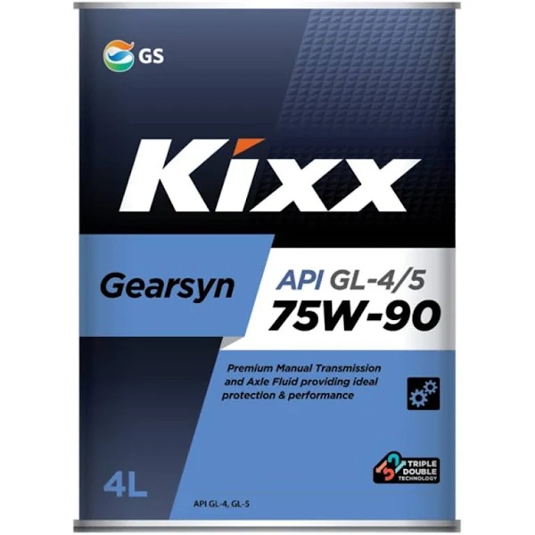 Масло трансмиссионное KIXX GEARSYN 75W90 GL-4/5 синт. 4л
