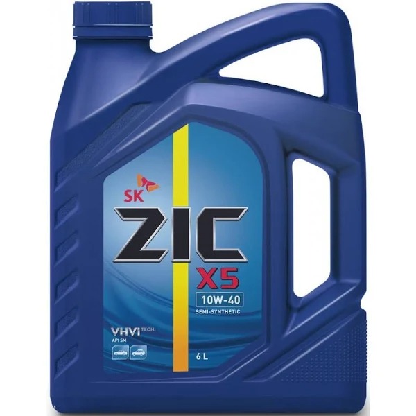Масло моторное ZIC X5 10W40 п/синт  6л 172622