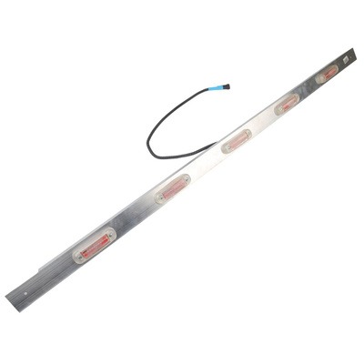 Планка габаритная с белым габаритом свет красный 12-24В БОЛЬШАЯ L=136см