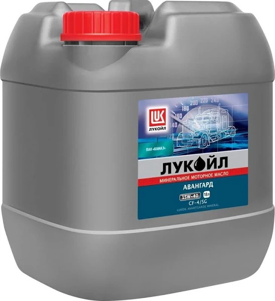 Масло моторное ЛУКОЙЛ Авангард 15W-40 мин 18л 188225