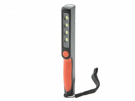 Фонарик светодиодный на магните redBTR 5 + 4 диода 180+150Lm 1400mAh