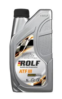 Масло трансмиссионное ROLF ATF-III мин  1л 322244, 322431