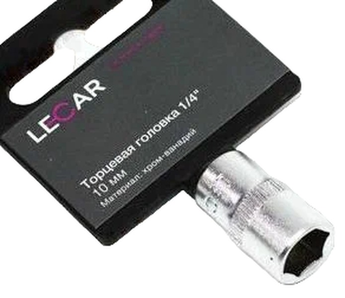 Головка торцевая 10х1/4 6-гран LECAR LECAR000031214