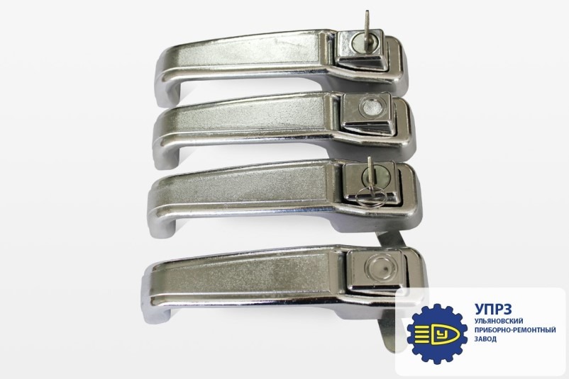 Ручка УАЗ-31512 двери наружная БАРС к-кт 4шт хром УПРЗ 31514-61/6205150/51