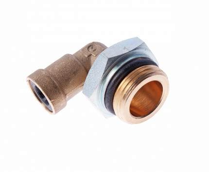 Соединитель трубки ПВХ, полиамид d=06мм (наружная резьба) М22х1.5 угольник латунь CAMOZZI 9502 6-M22x1,5C