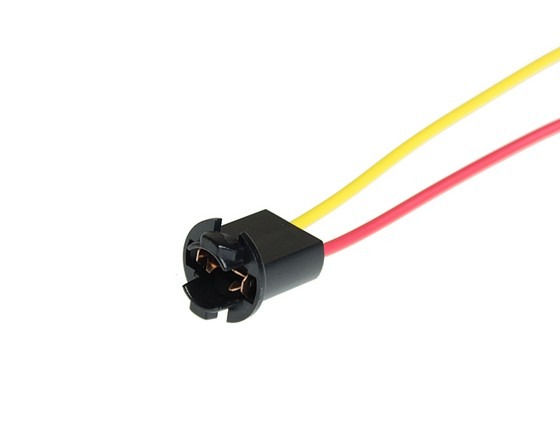 Патрон для бесцокольной лампы T10 W5W с проводом пластик NORD YADA 902640