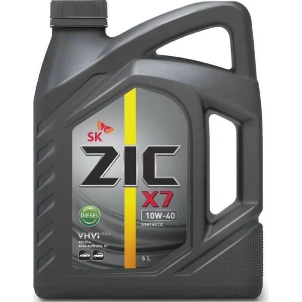 Масло моторное ZIC X7 Diesel 10W40 синт  4л 162607