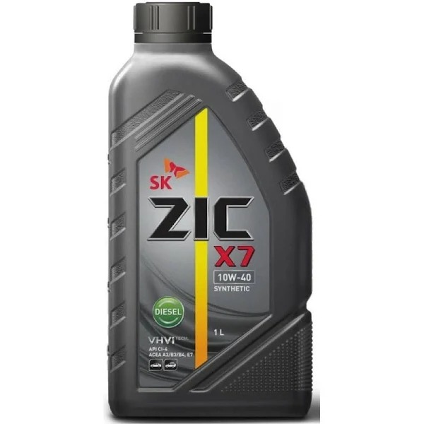 Масло моторное ZIC X7 Diesel 10W40 синт  1л 132607