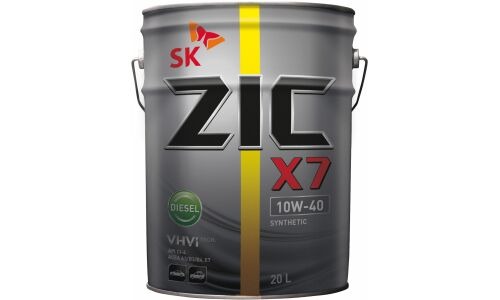 Масло моторное ZIC X7 Diesel 10W40 синт 20л 192607
