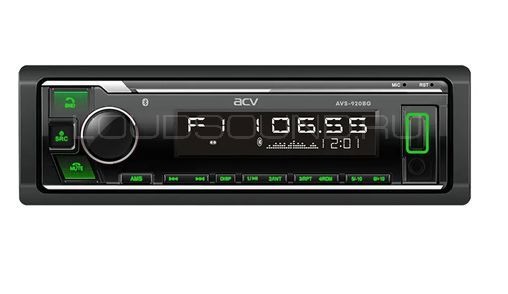 Автомагнитола ACV FM/MP3/USB/SD зеленая подсветка AVS-920BG