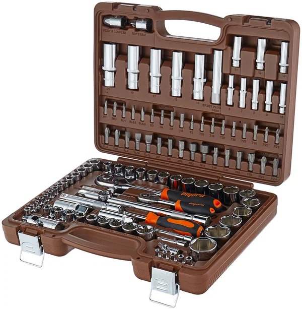 Набор инструмента OMBRA OMT108S 108 предметов 4-32мм 1/4", 3/8" и 1/2"DR