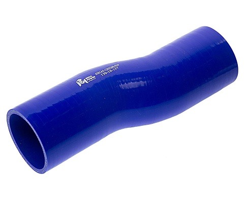 Патрубок радиатора МАЗ нижний (L=245мм, d=70) силикон MEGAPOWER 130-16-137, 6501А5-1303260-010