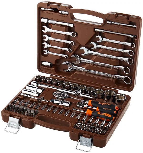 Набор инструмента OMBRA OMT82S 82 предмета 4-32мм 1/4" и 1/2"DR
