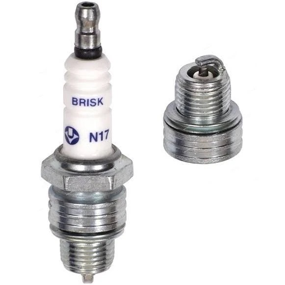 Свеча BRISK N17 короткая юбка к-кт 4шт