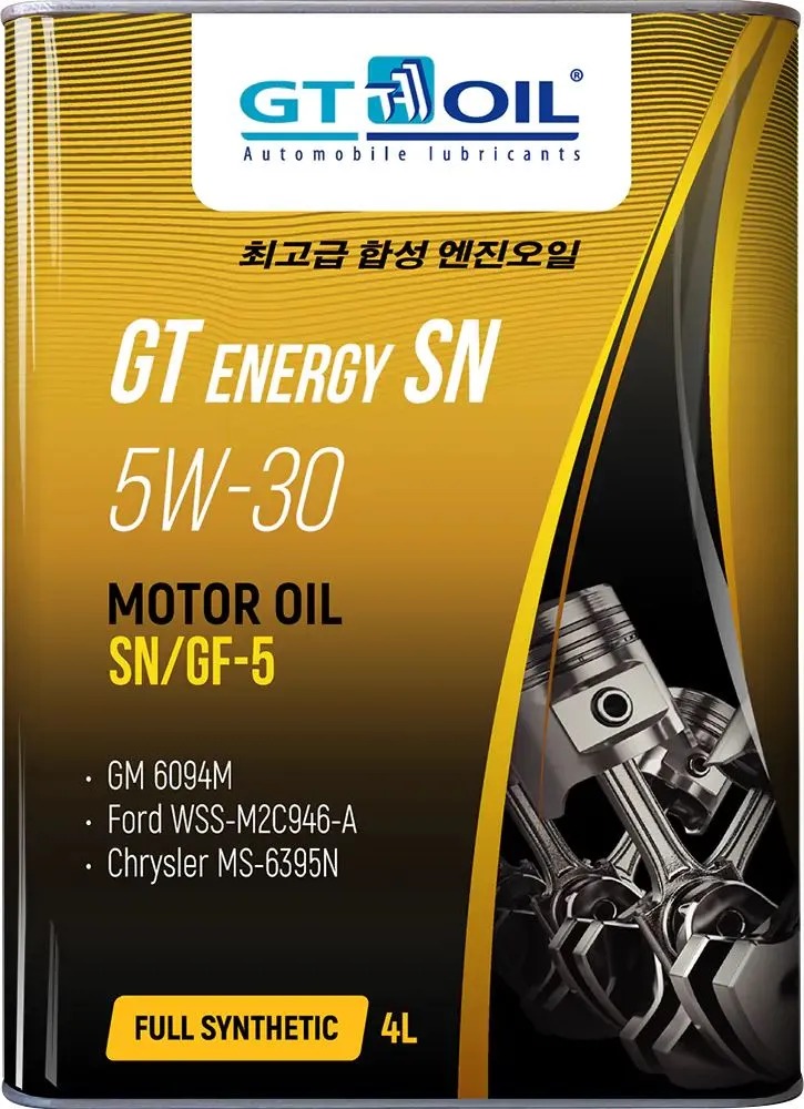 Масло моторное GT OIL ENERGY SN 5W30 API/SN 4л 8809059407257