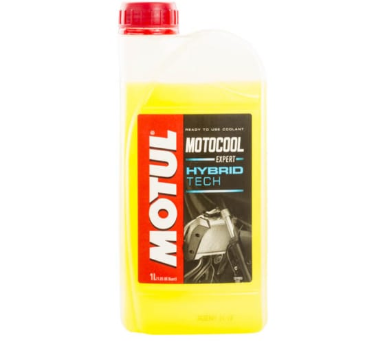 Антифриз MOTUL Motocool Expert Hybrid tech желтый - 37C  1л 105914